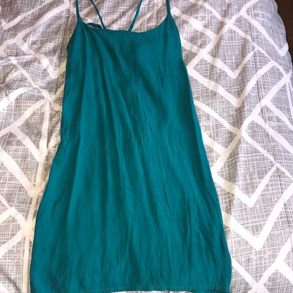 Teal Mini Dress